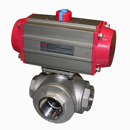 3 way electric valve FCU DN15 DN20 DN25 DN32 DN40 DN50 Electric ball valve for HVAC systems FCU three way motorized valve