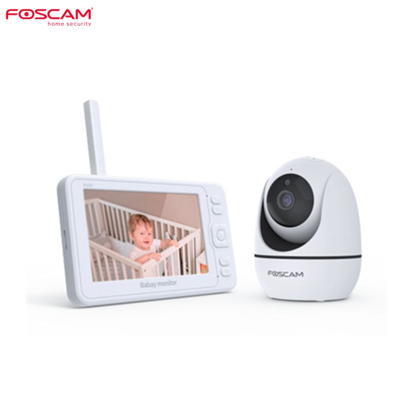 Foscam радионяня 5 ''1080P беспроводное ночное видение с четырьмя детскими камерами двусторонняя связь ЖК-дисплей камера наблюдения за ребенком