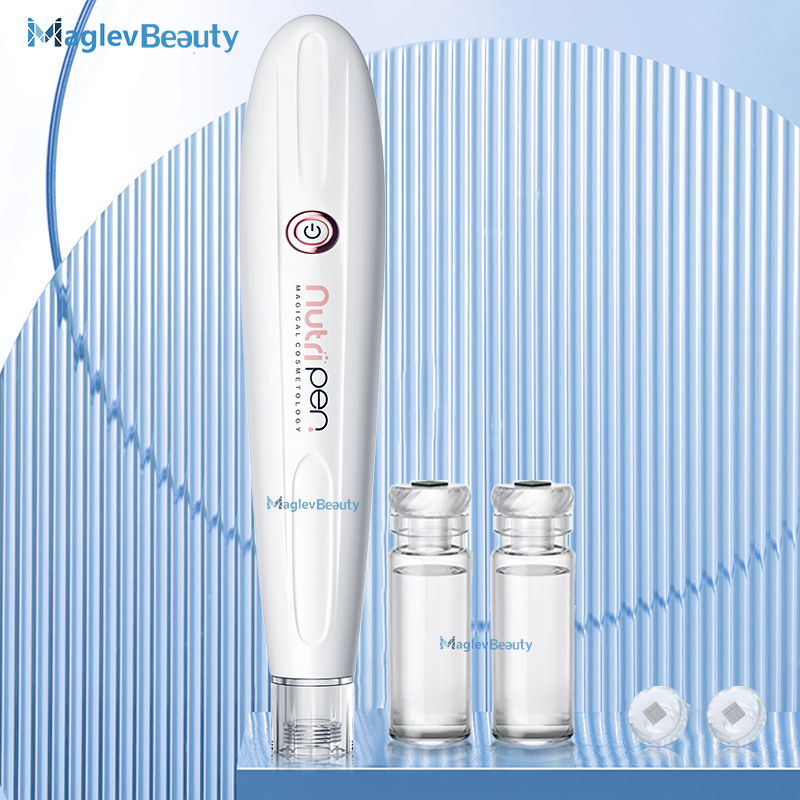Угревой сыпи удаления Hydra прокатки Microneedling обработки ручка автоматический аппликатор уход за кожей микроиглы штамп дермы ручка
