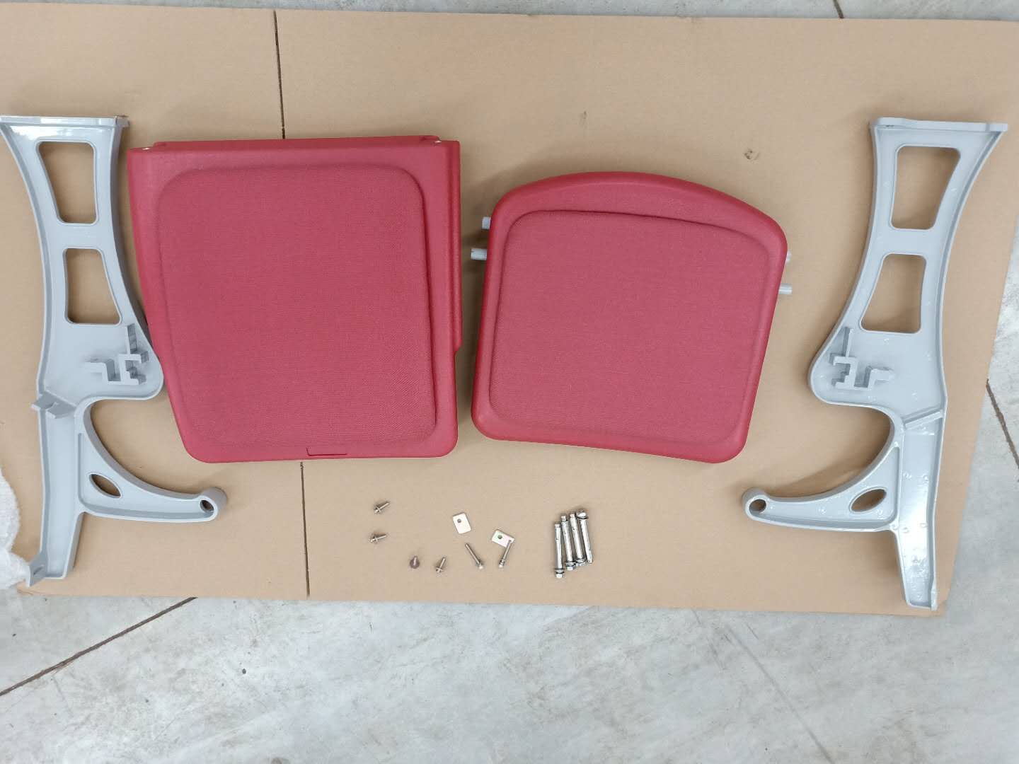 Upholstered folding stadium chair VIP seat with cushion CS-GZY-RL