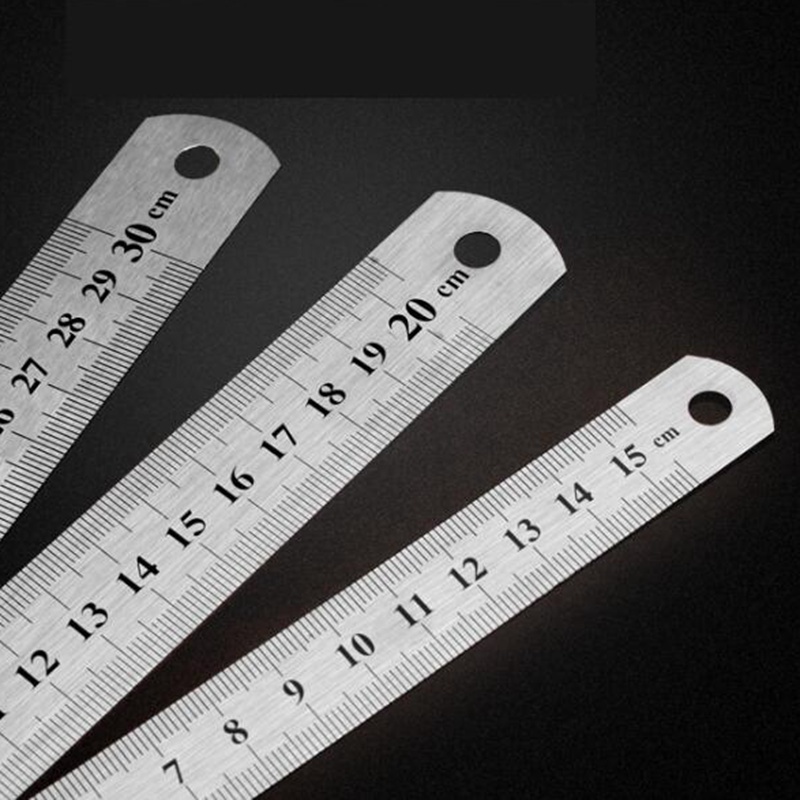 15 20 30 40 50 60 100 150 CM metal different sizes stainless steel ruler