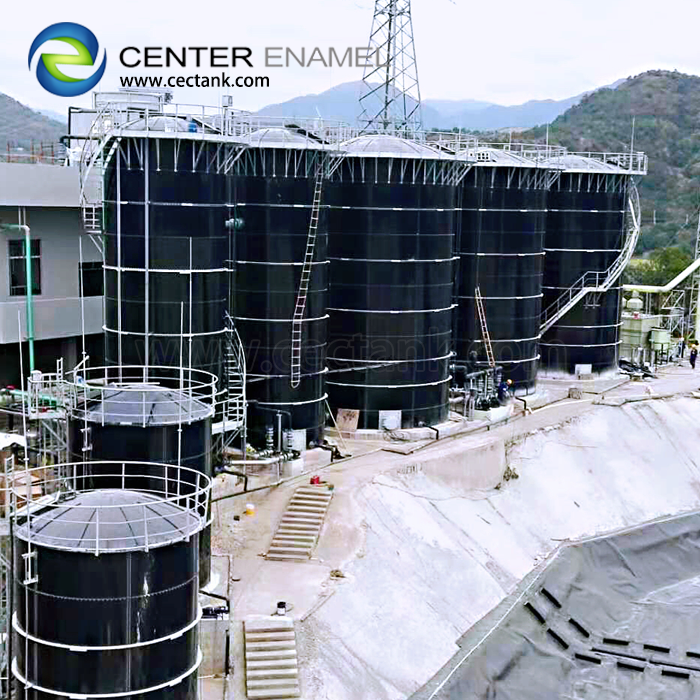durable fish farming GFS bolted tanks 5000cbm agricultural