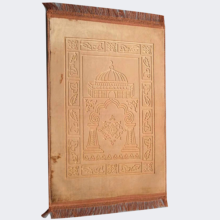 New design Muslim Islam fringes classical anti slip prayer rug