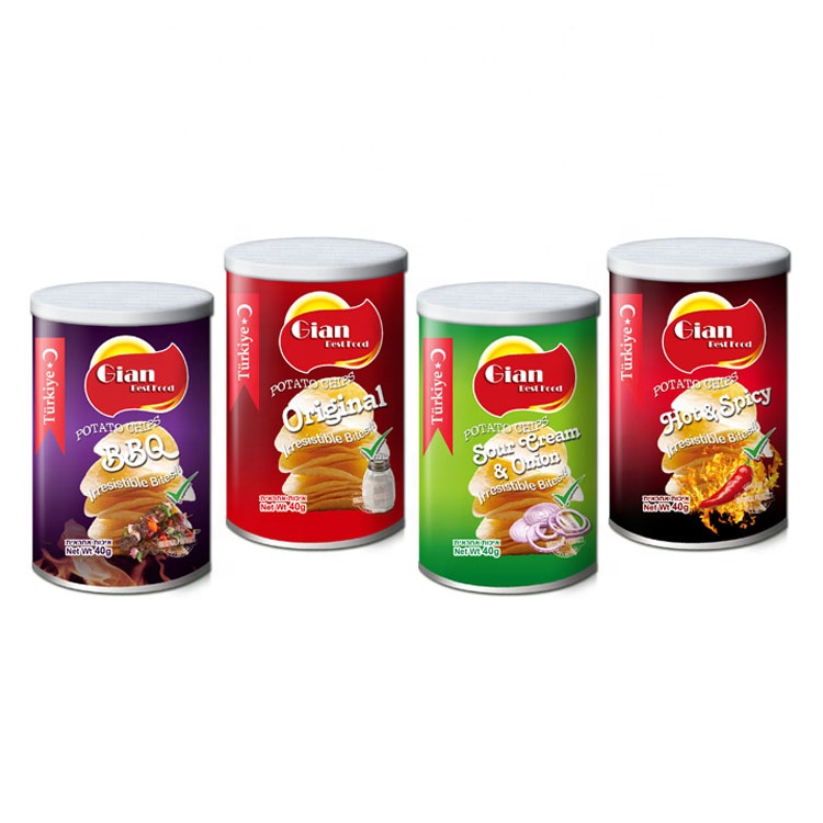 Стильные здоровые закуски, картофельные чипсы Pringle
