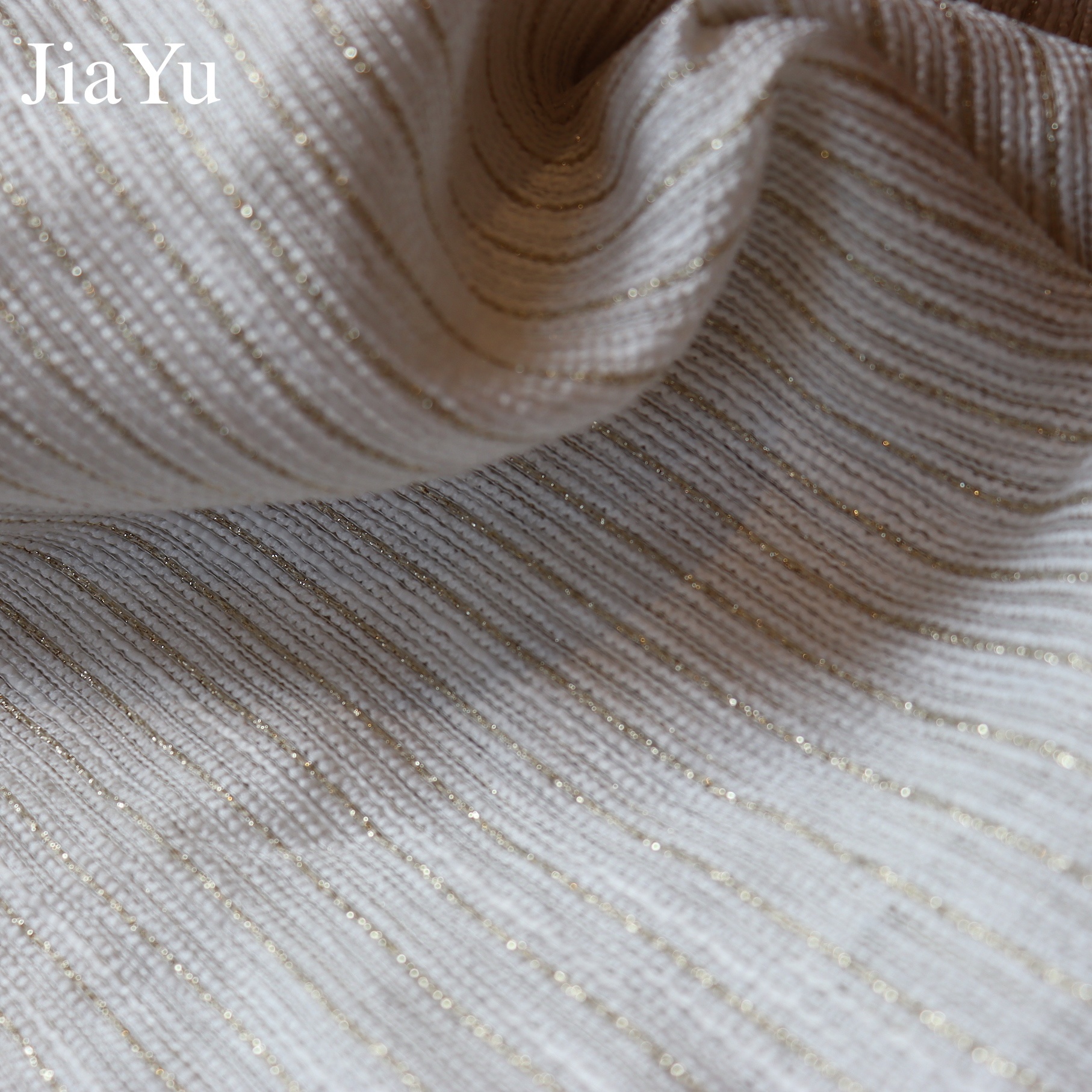 Small incense style Crude Spinning Wrapped cotton vertical stripe 100% polyester fabric for clothing, bags, ect