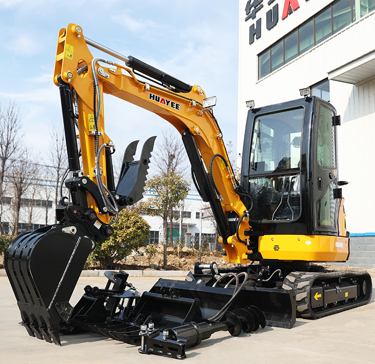 FREE SHIPPING Mini Excavator 3.5 Ton EPA Farm Used Kubota Engine New Crawler Digger Chinese Small Excavators 1 ton 2 ton Machine