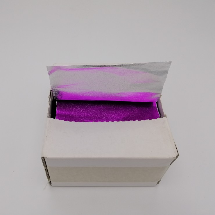 Low price aluminium foil for hair highlight 0.013*273*300mm