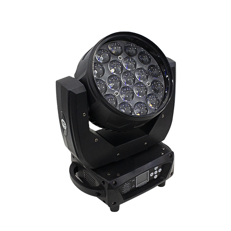 Китайский производитель сценический свет DMX Zoom Moving Head Wash Light 19 шт. LED Moving Head Light