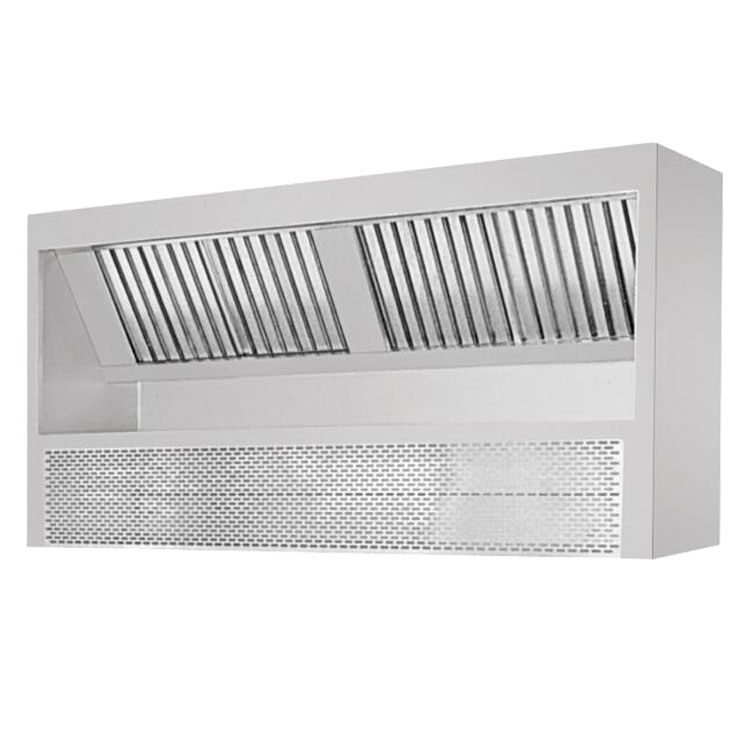 Restaurant Commercial Stainless Steel Kitchen Fresh Wind Kitchen Hood Custom Size Wholesale Heavy Duty Exhaust Hood For Sale