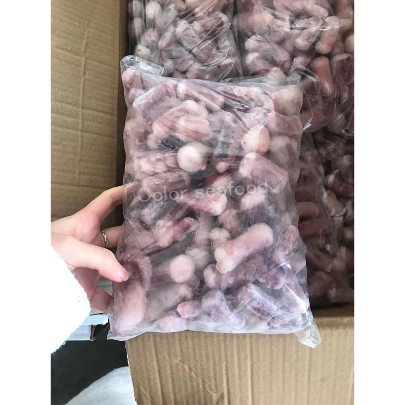 Замороженный индийский кальмар tentacle diced 40% глазирование