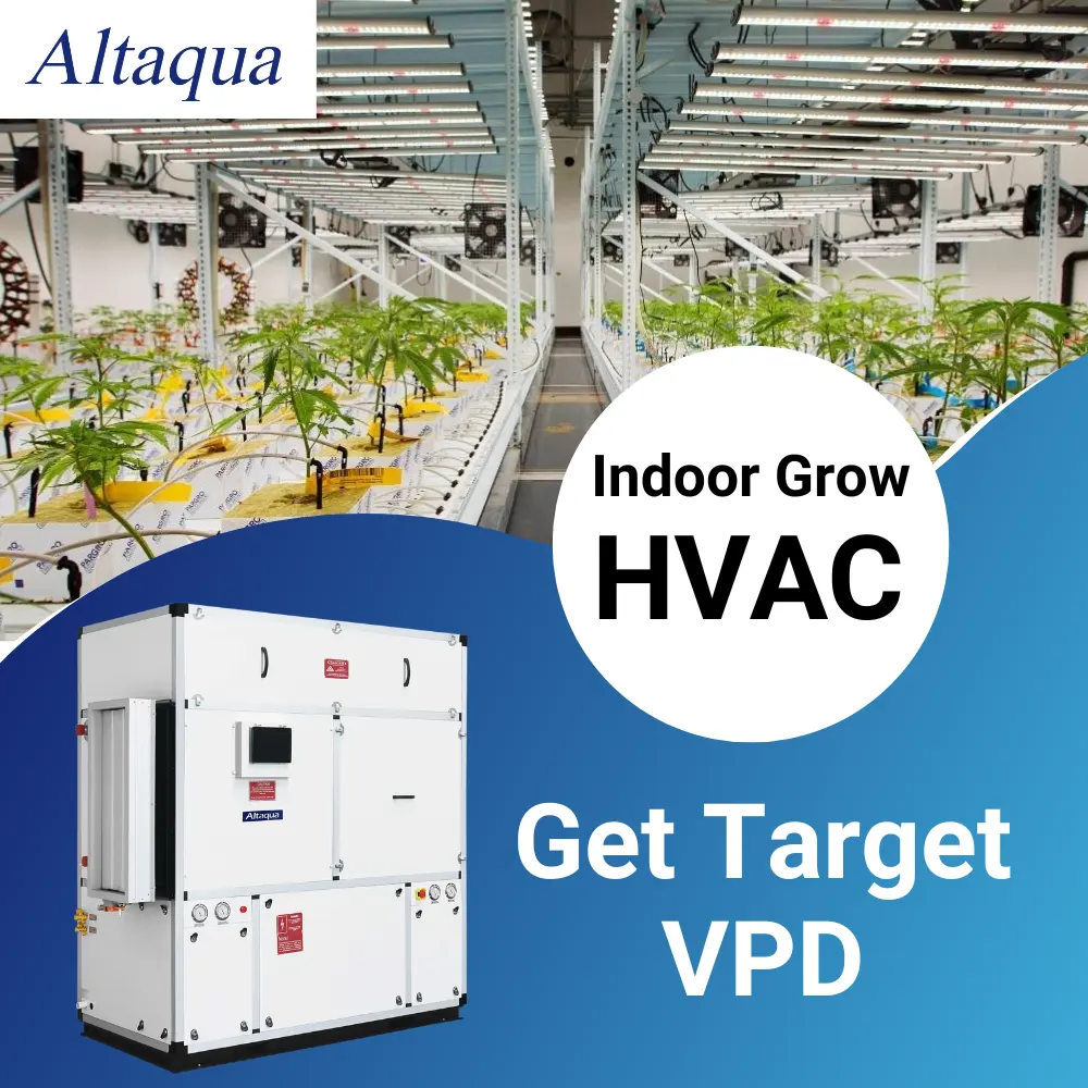Altaqua  Provide Humidity Temperature Control and Ventilation All Weather Grow Room Hvac