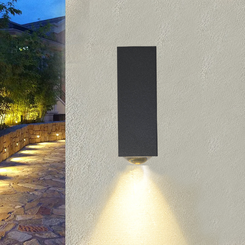 Outdoor Waterproof Wall Light Multiple Sizes Aluminum Outdoor Wall Lights Exterior Wall Mounted