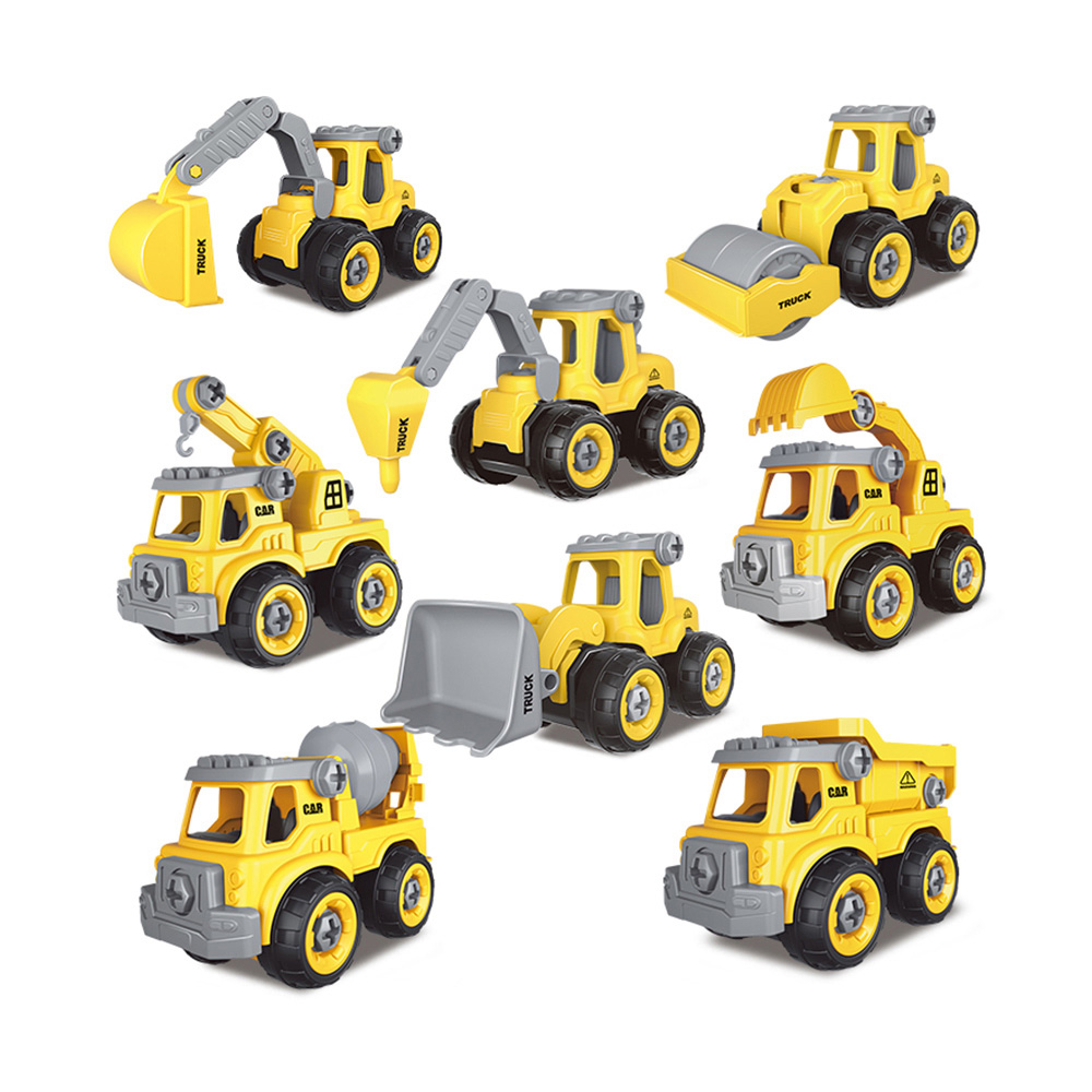 New Design Kids Toy DIY Assemble and disassemble engineering vehicle toy building car