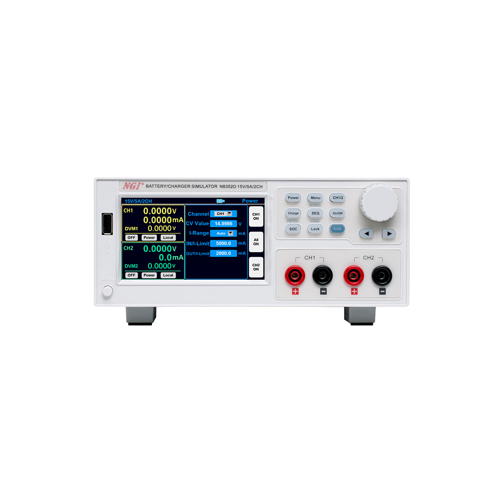 NGI N8352 2-канальный Высокоточный Многофункциональный симулятор батареи для тестирования электрического инструмента