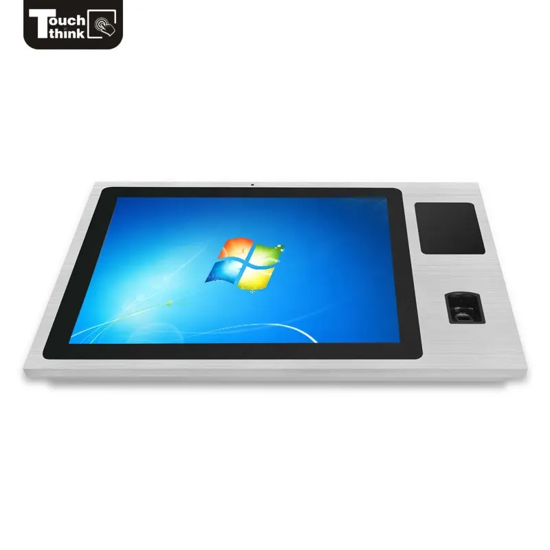 Fingerprint / password keyboard / NFC / Rfid / Camera wifi panel pc touchscreen all in one 10.1 inch tablet computer with CE EMC