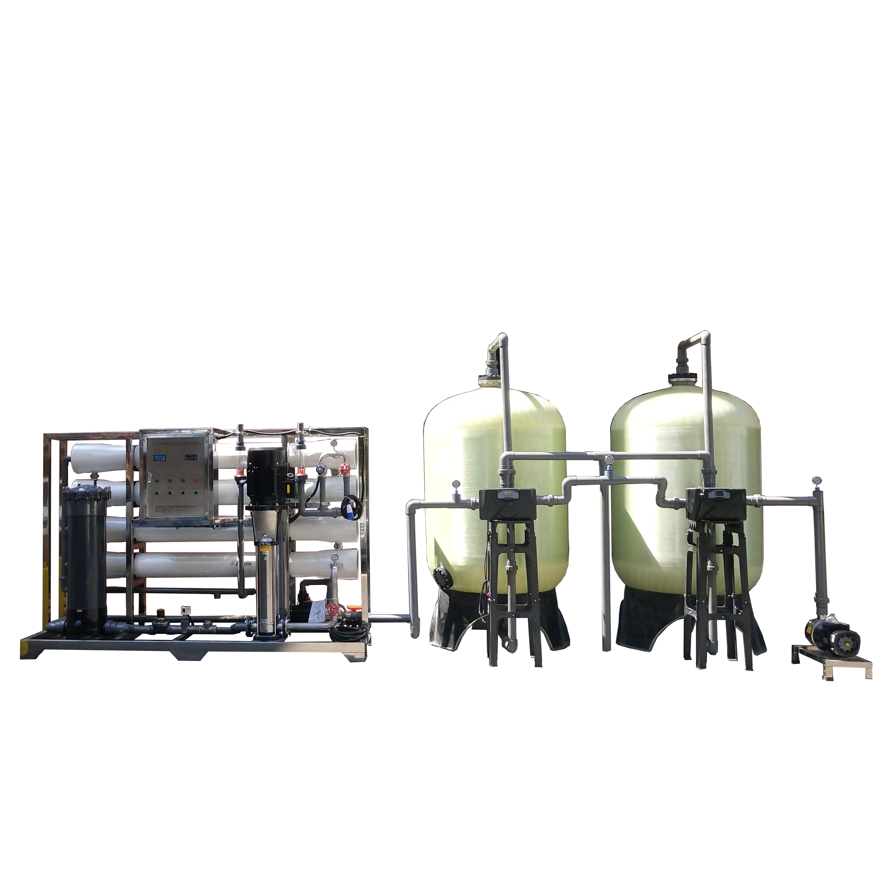 KYRO-6000 6M3/H оборудование для очистки воды, Пескоструйный Углеродный фильтр с обратным осмосом