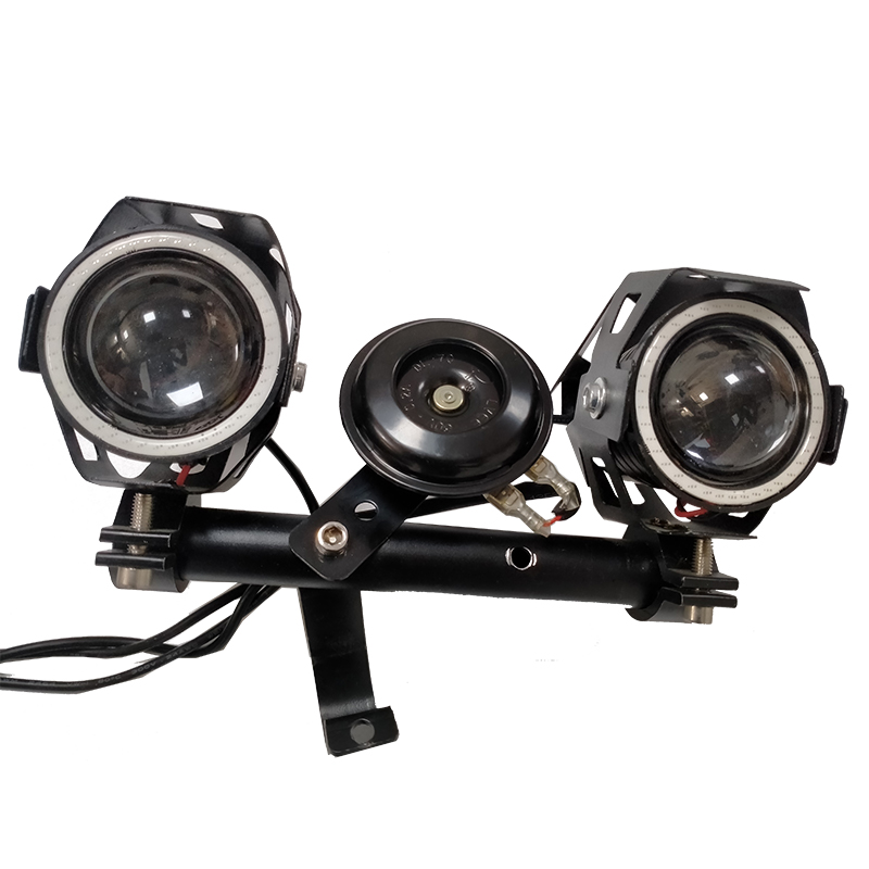 Masonry Eye Electric Scooter Front Double Headlight U7 Light Spotlight Fog Driving Light LED Red Aperture Tutorial Installation