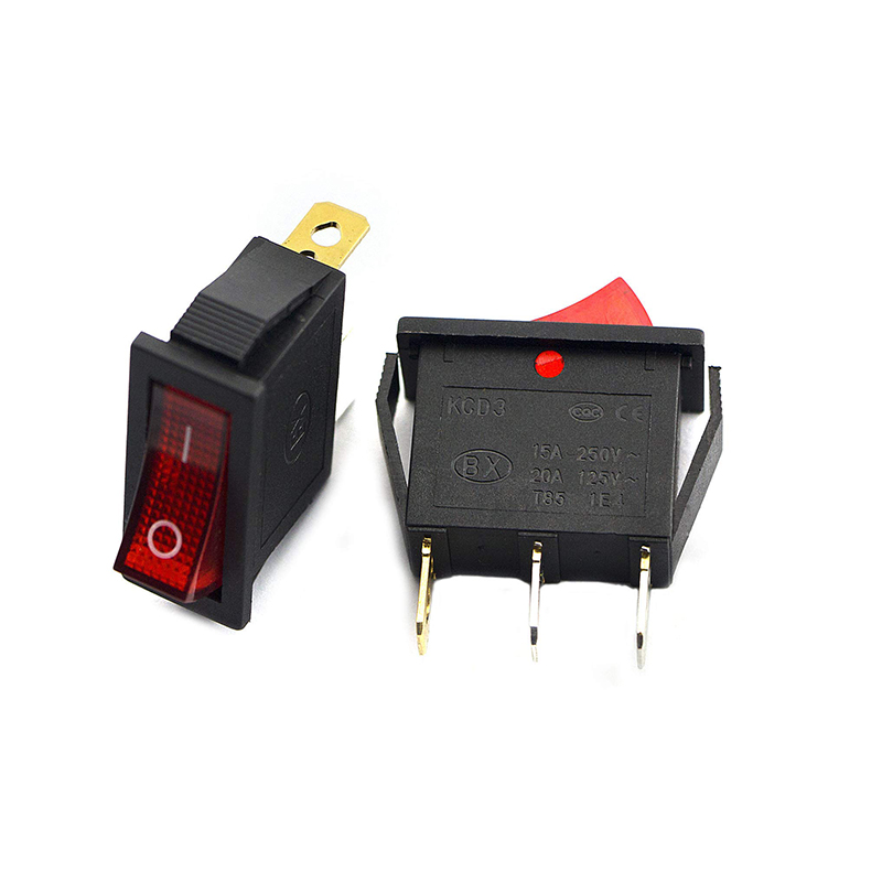 SPDT KCD3 ВКЛ-ВЫКЛ-на свет выключатель питания 15A 250 В переменного тока 3 Pin 2 позиции лодка кулисный переключатель