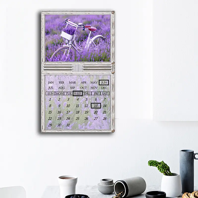 Calendar Planner Oversize Wall Calendars Canvas Home Decor Wall Mount Large Digital Calendar