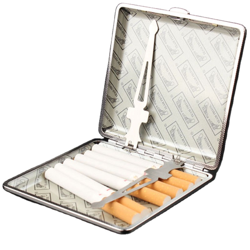 Hot selling custom cigarette 20pcs PU Cigarette case/cigarette case waterproof /portable leather cigarette case