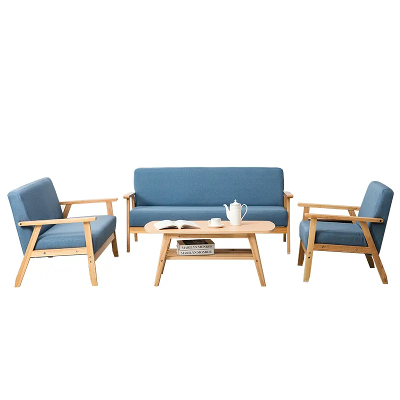 Minimalist 1+2+3 Sofa Office Room Furniture Set Nordic Modern Design Office Sofa
