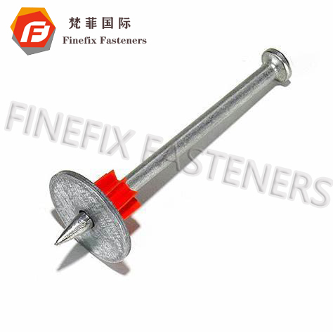 Concrete Nails Shooting Nail With Metal Washer TCF Drive Pin