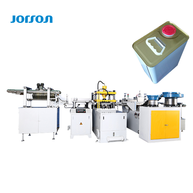 JORSON горячая Распродажа, полностью автоматическая 4-18L прямоугольная квадратная металлическая банка, может заканчиваться перфорацией, точечная сварочная машина