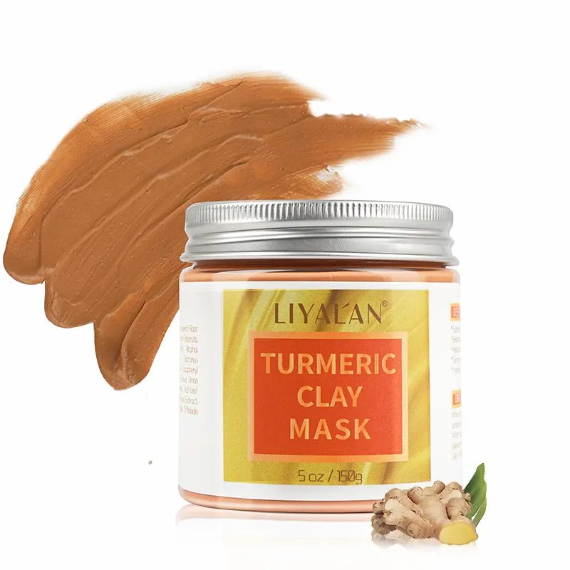 OEM Private label Whitening Moisturizing Organic Vegan Turmeric Powder Skin Care Face Mask