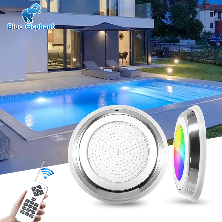 Led 12V Resisn Swim Pool Light Ip68 Resin Filled Underwater Led Light Rgb Inground Swimming Stainless Steel Pool Light