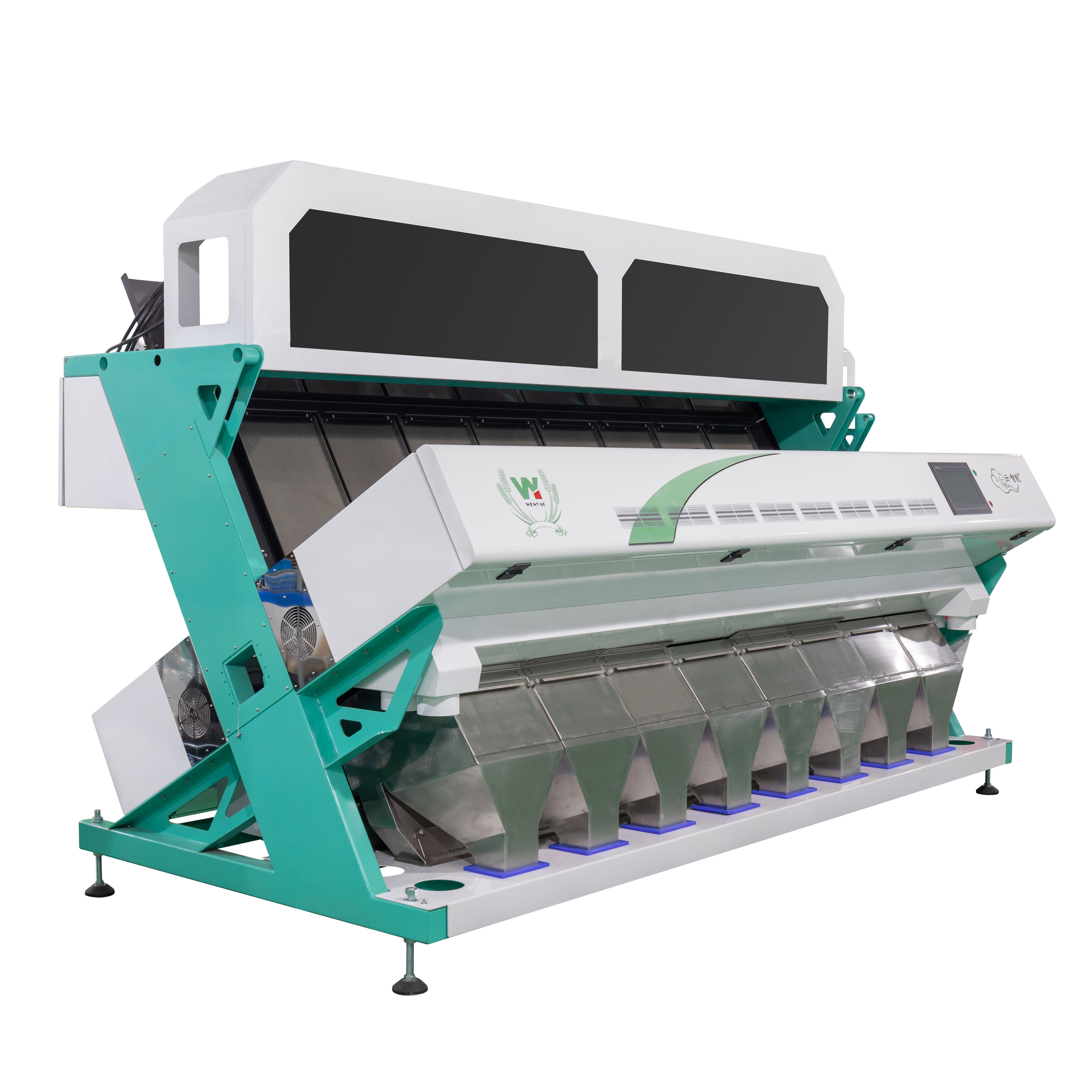 High Speed Plastic Color Sorter Machinery Plastic Flakes Color Separating Machine For Plastic Recycling Line