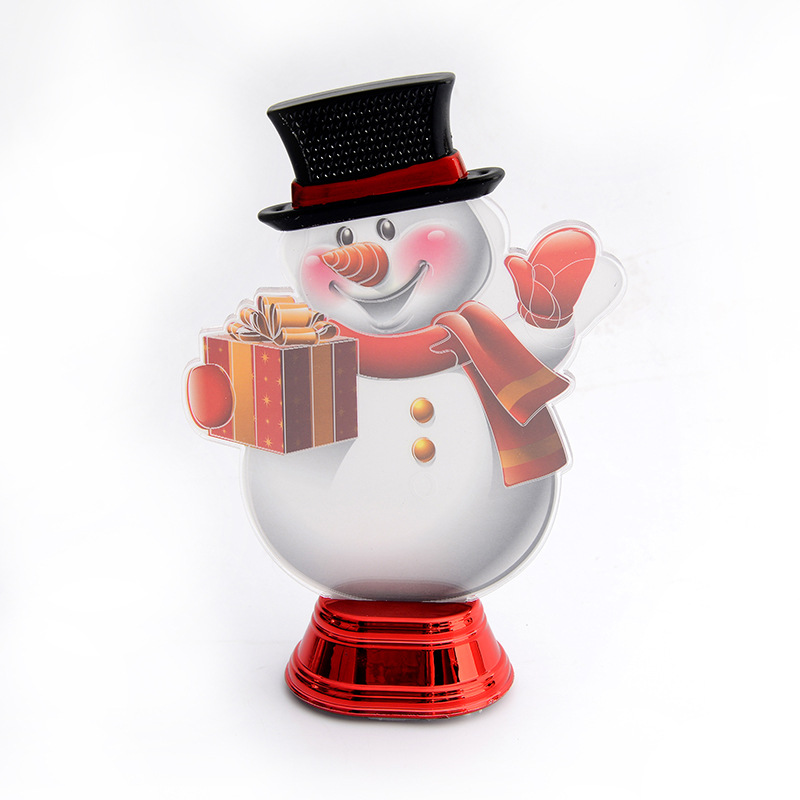 Factory Christmas plastic acrylic Santa Clause ornaments Christmas holiday for decoration