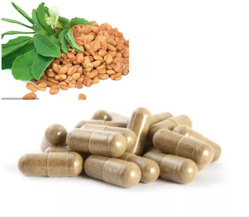 Fenugreek Vegan Capsules Made with Organic Fenugreek Supplement for Women Nursing Breastfeeding + Men Prostate Support