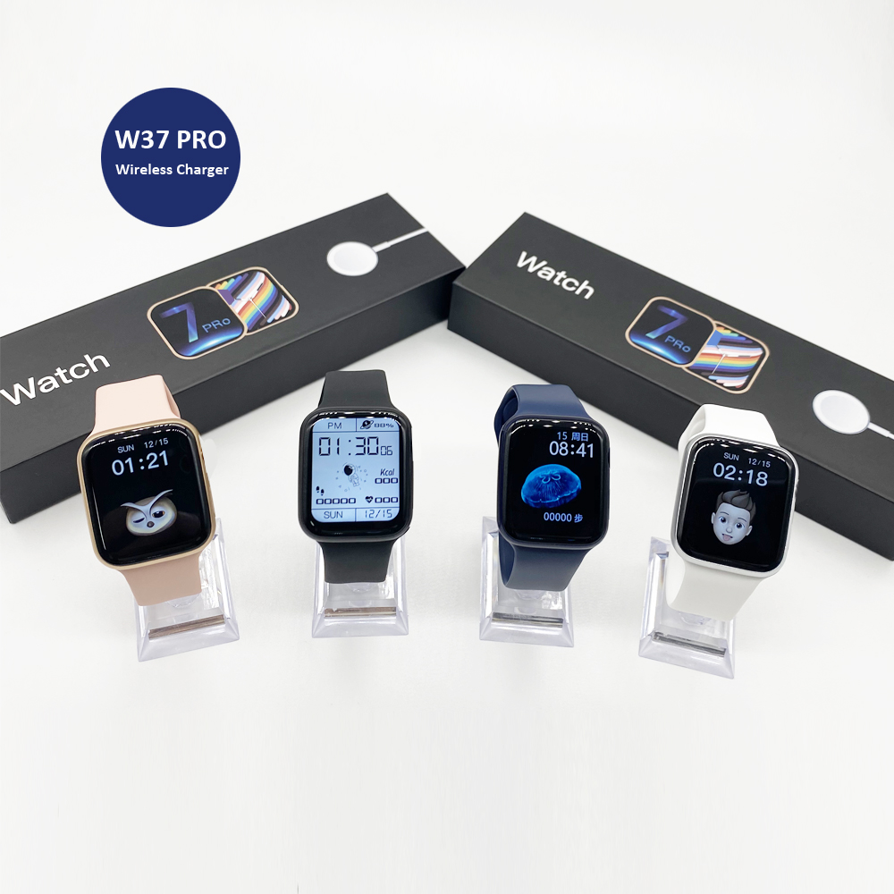 W37pro Reloj inteligente iwo series 7 W37 plus smartwatch 2021 waterproof smart watch W37 pro smartwatch for android IOS