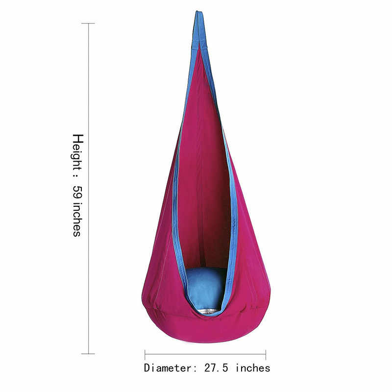 Крытое и уличное использование Pod Seat 100% хлопок Детский гамак детское кресло