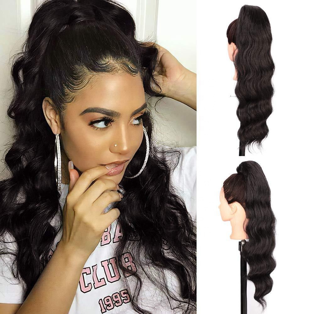 The most popular curly french curls synthetic braiding hair weave loose ponytail hair extensions