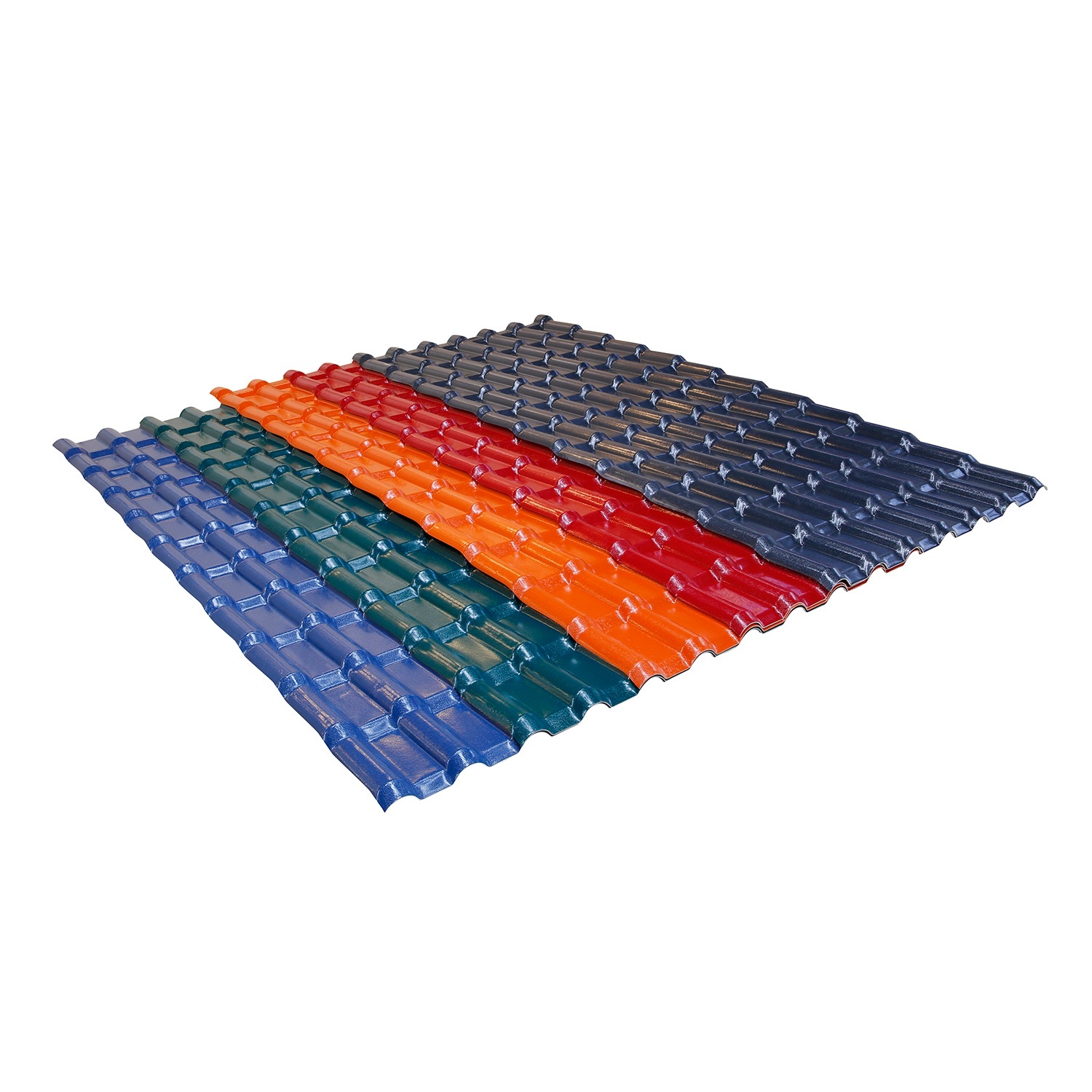 heat insulation asa pvc roof sheet spanish style synthetic terracotta rooftiles