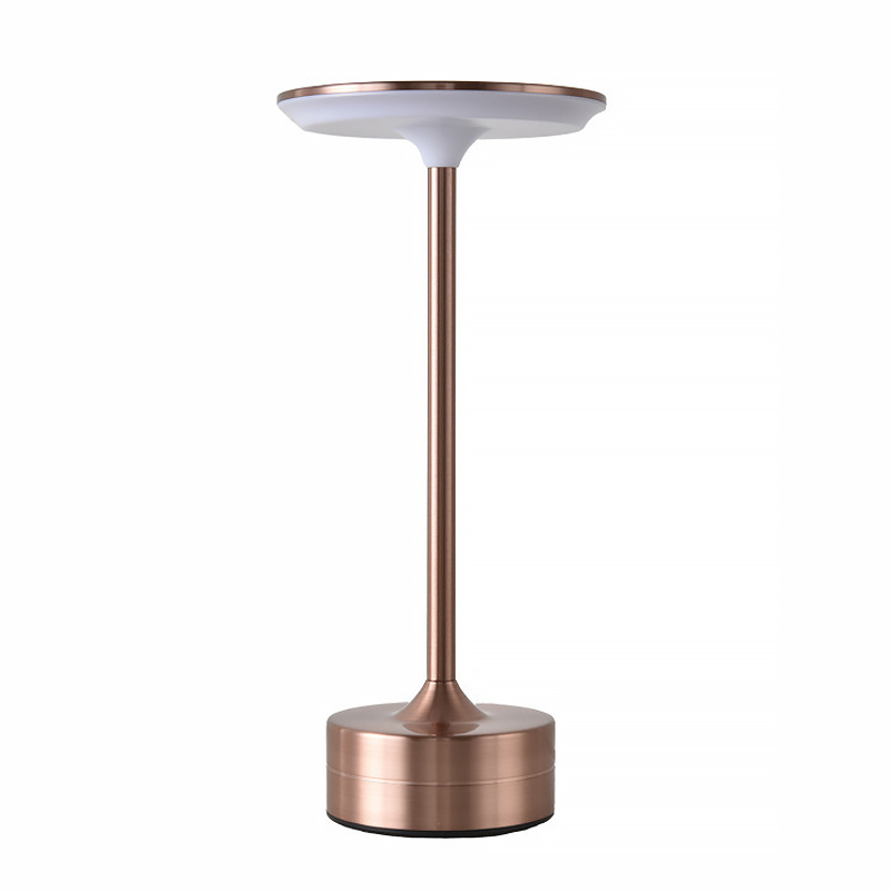 Modern USB Rechargeable 5V DC Night Light Retro Nordic Home Table Lamp Touch Control Desk Lamp with Battery
