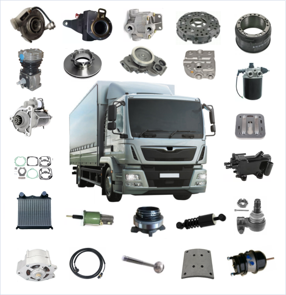 ЗАПЧАСТИ ДЛЯ ГРУЗОВИКОВ MAN TGX / TGS / TGA / TGM / TGL / F2000 по конкурентоспособной цене