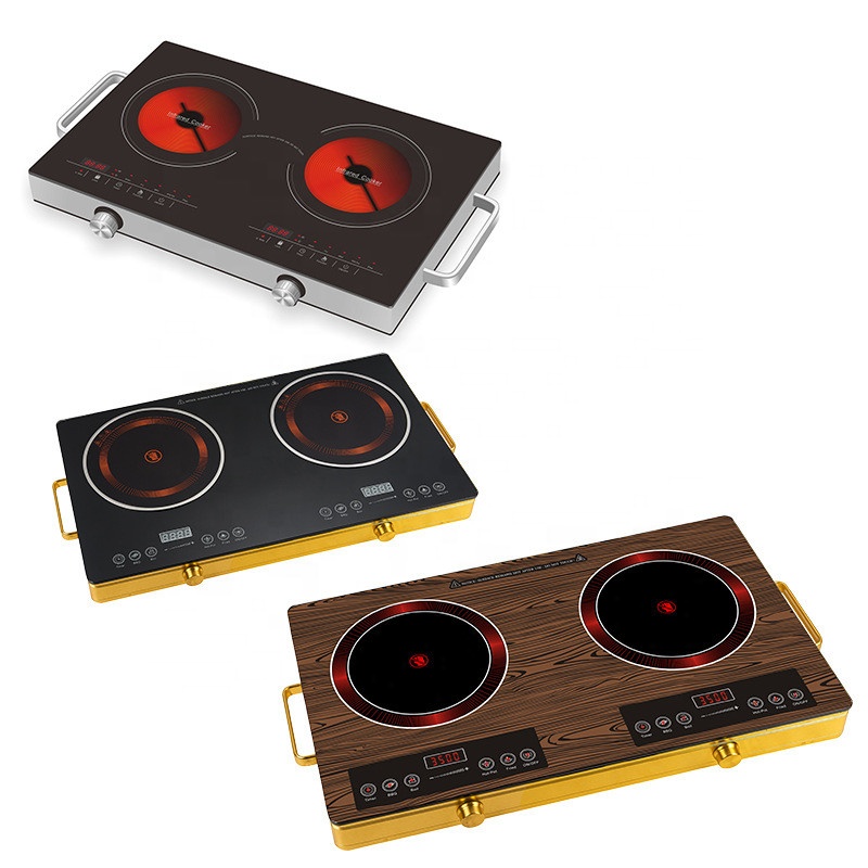 dual electrica lhousehold kitchen hotpot Digital battery multi-functional induction cooker double burner stove