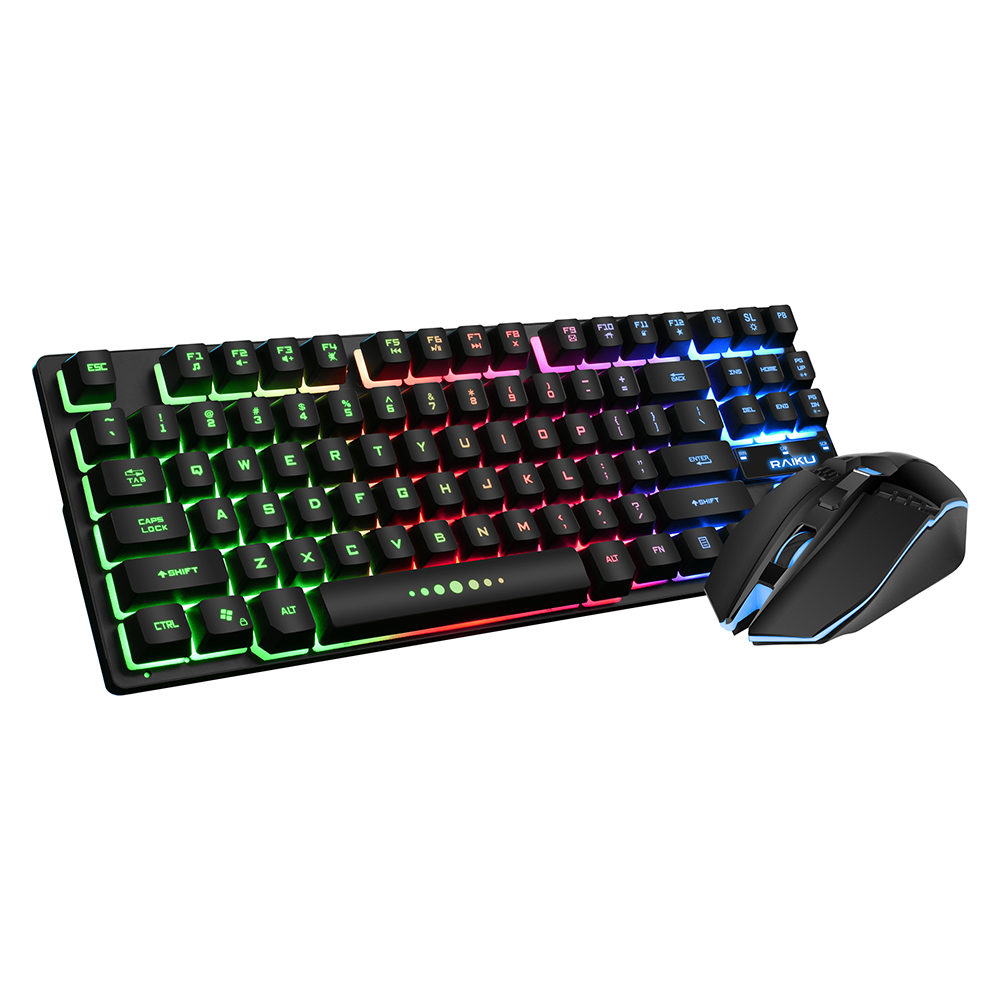 Новейшие поступления, RGB подсветка, игровая клавиатура и мышь, набор для геймеров, заряжаемые беспроводные игровые наборы