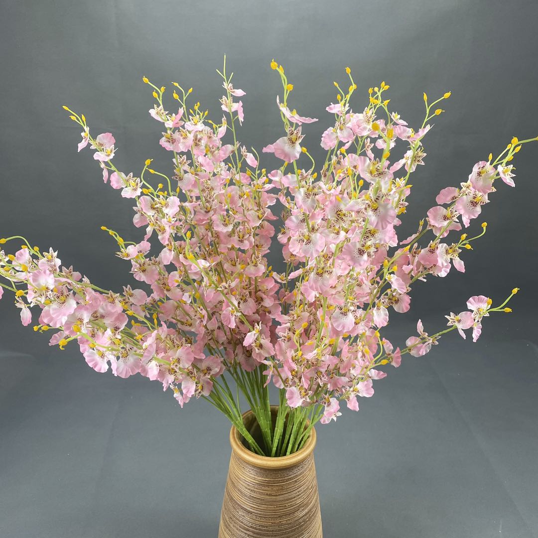 2021 Artificial Dancing Lady Orchid Flowers Factory Wholesale Decorative Artificial Flower and Wreaths Valentine's Day Gift