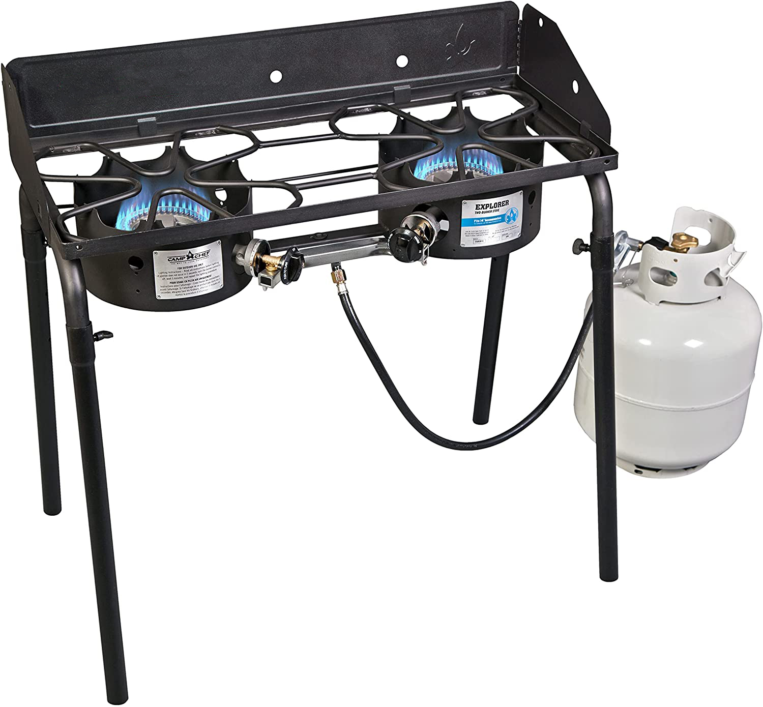 Factory custom outdoor high power multi function bbq gas camping portable grill