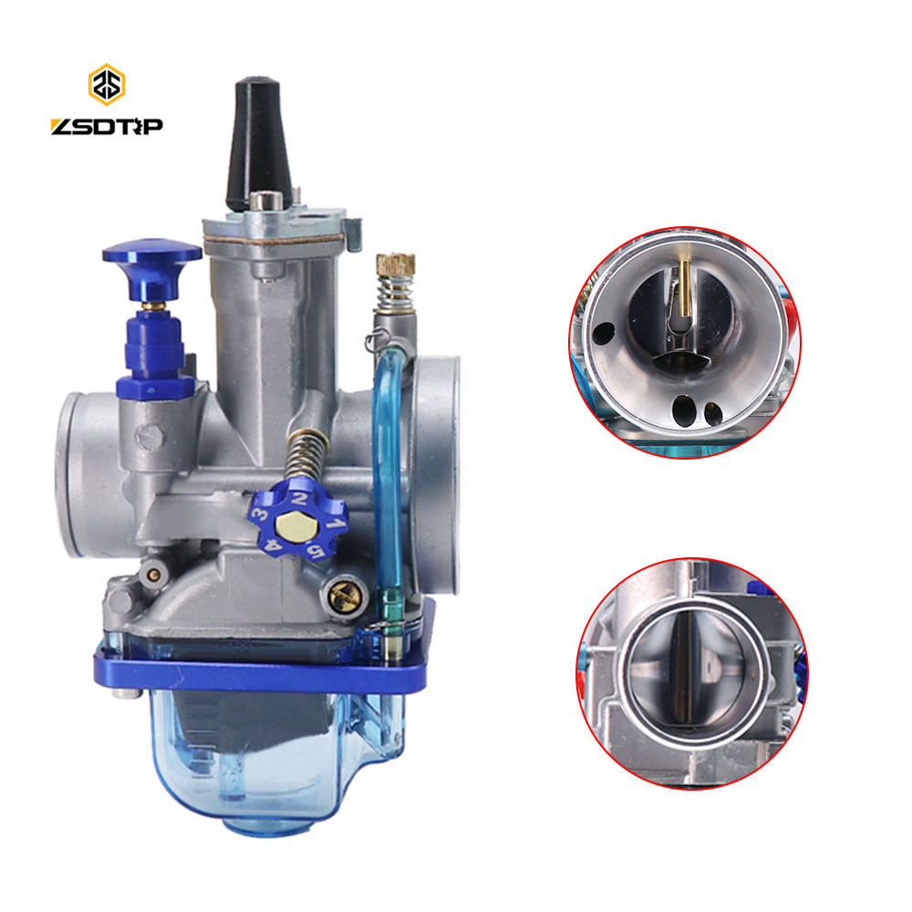 Motorcycle fuel engine system racing carburetor PWK PWM 4-Stroke III Power With Nylon Float Bow 28 30 32mm 34mm aluminum alloy