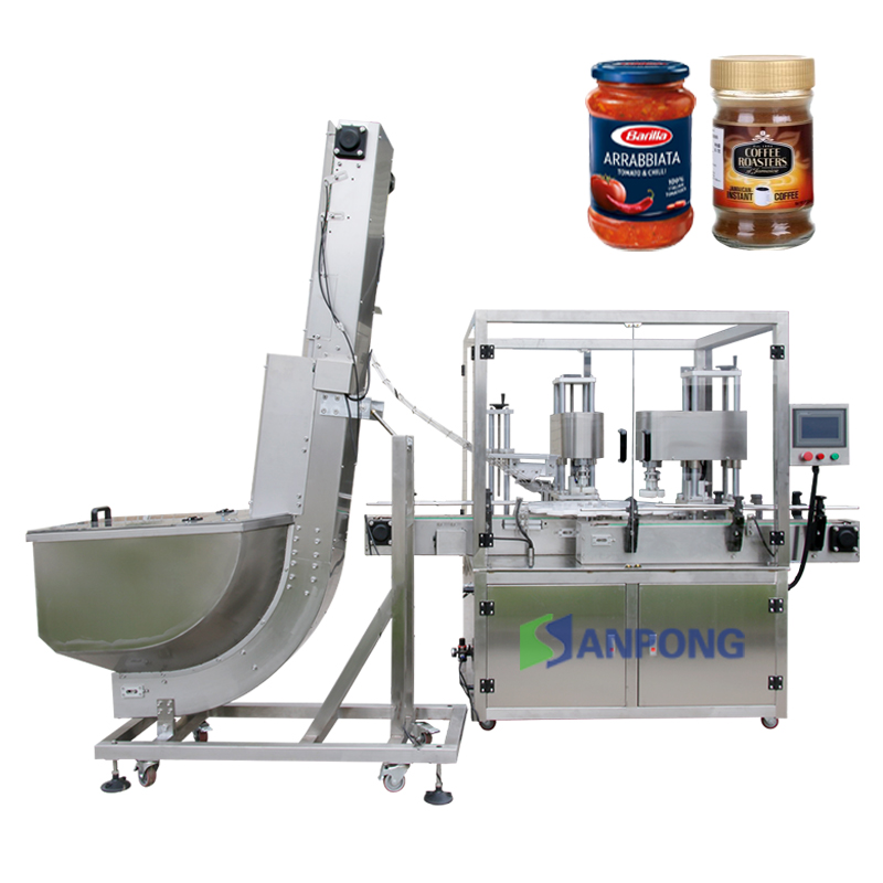 High quality customizable PET metal lid cover automatic bottle screw capping machine