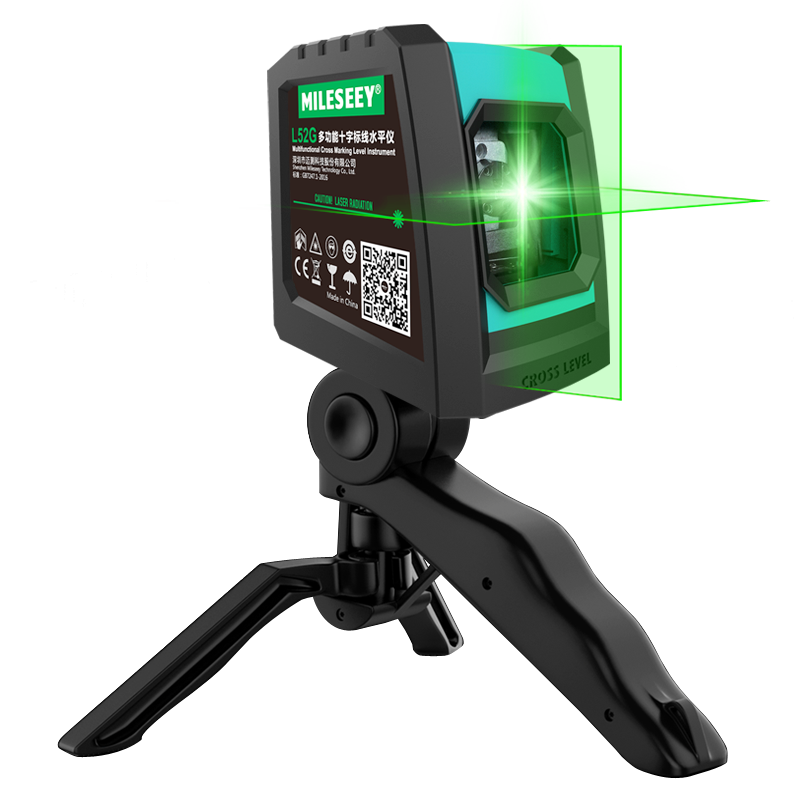 Mileseey IP54 Waterproof USB Charging Rotary Laser Level Battery Construction Laser Level