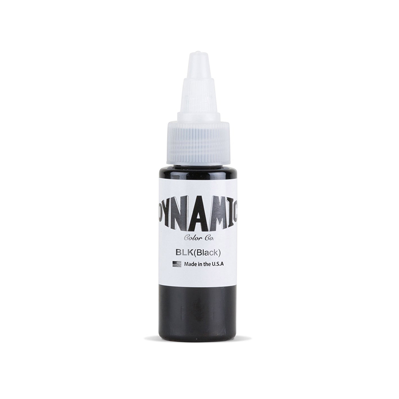Оригинальные чернила для татуировок Dynamic 1 oz черного цвета