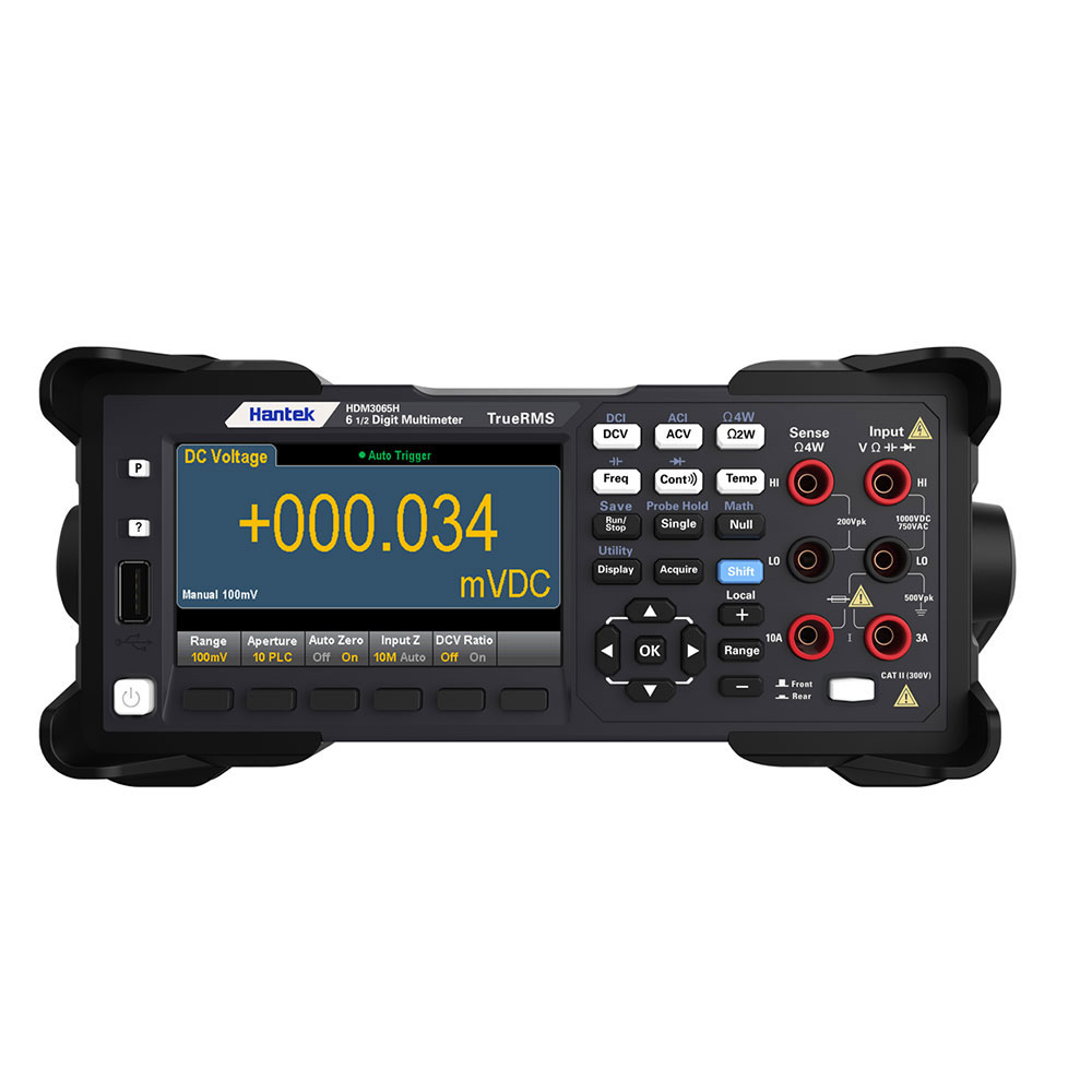 Цифровой мультиметр Hantek HDM3055B, 5 1/2 цифр, мультиметр, тестер с высокой скоростью захвата сигнала переходника