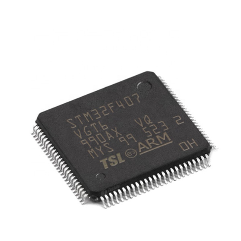STM32F407VGT6 New Original Ic CPU with FPU, Adaptive real-time accelerator integrated circuit STM32F407VGT6