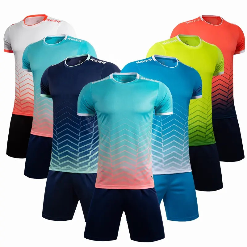Soccer Jersey Sets Sublimation Practice Football Jersey Custom Football Sportswear Soccer Team Uniform