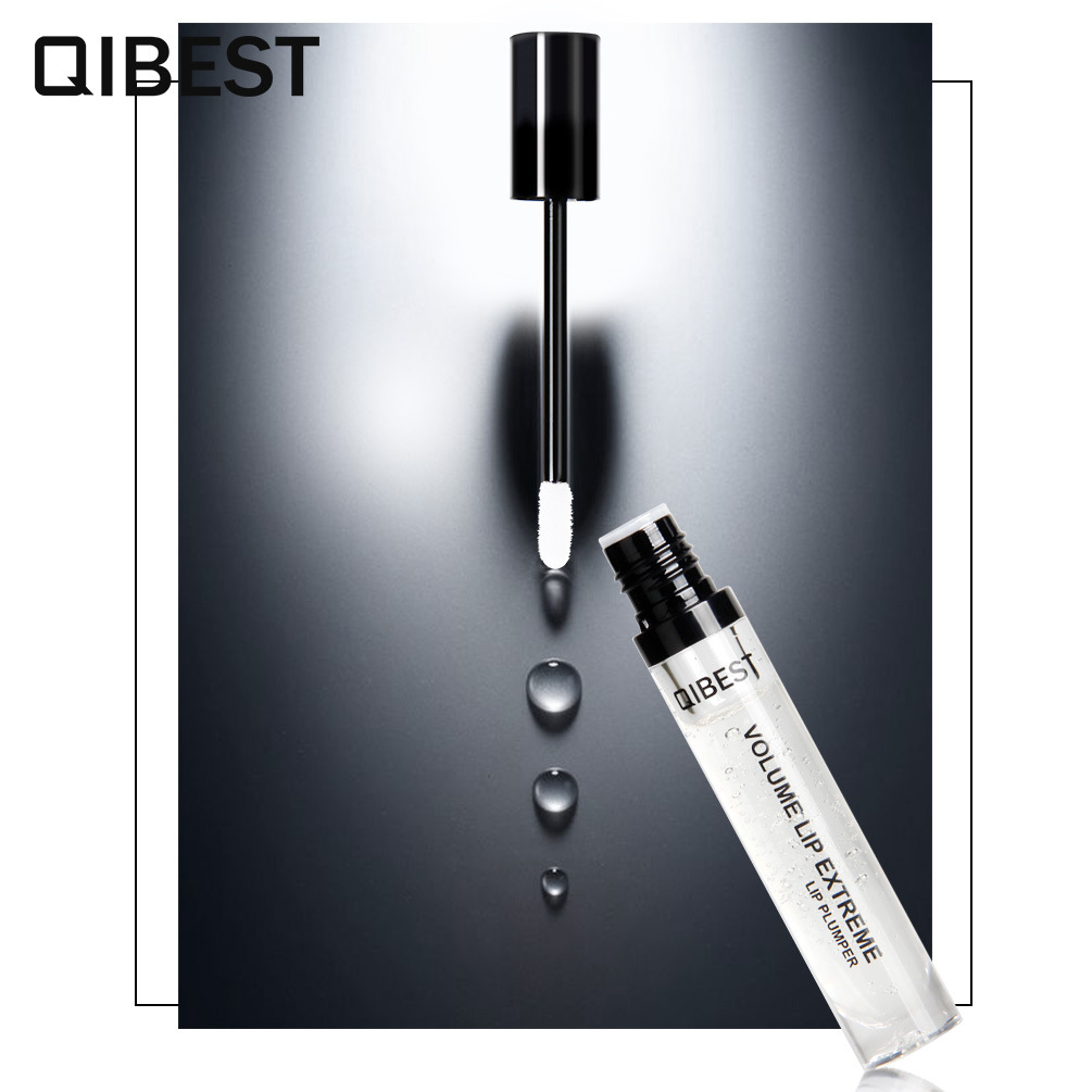 Transparent color sexy big mouth plump lip gloss moisturizing fade lip lines lock color oil lip plump oil